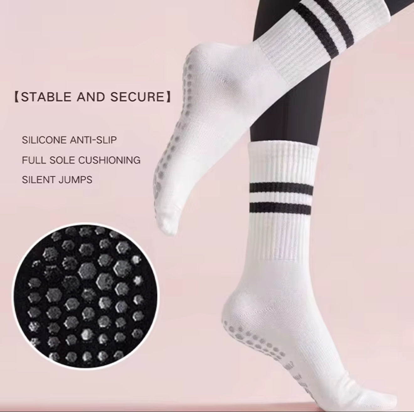 Ecoutdoor Grip Socks Pilates Yoga Dance