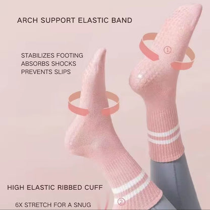 Ecoutdoor Grip Socks Pilates Yoga Dance